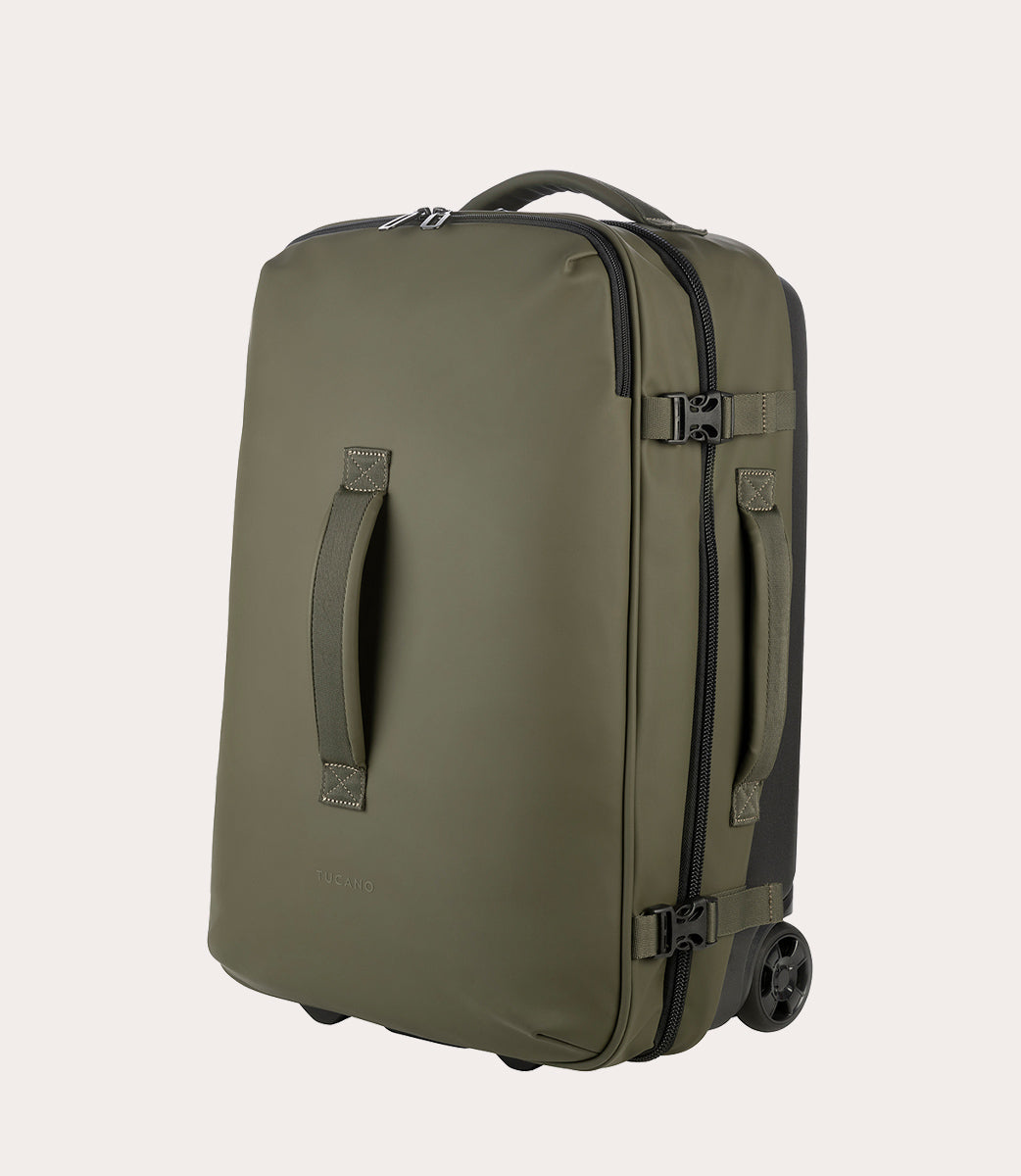 Tucano Gommo Trolley Kabinengepäck Blau wasserabweisend
