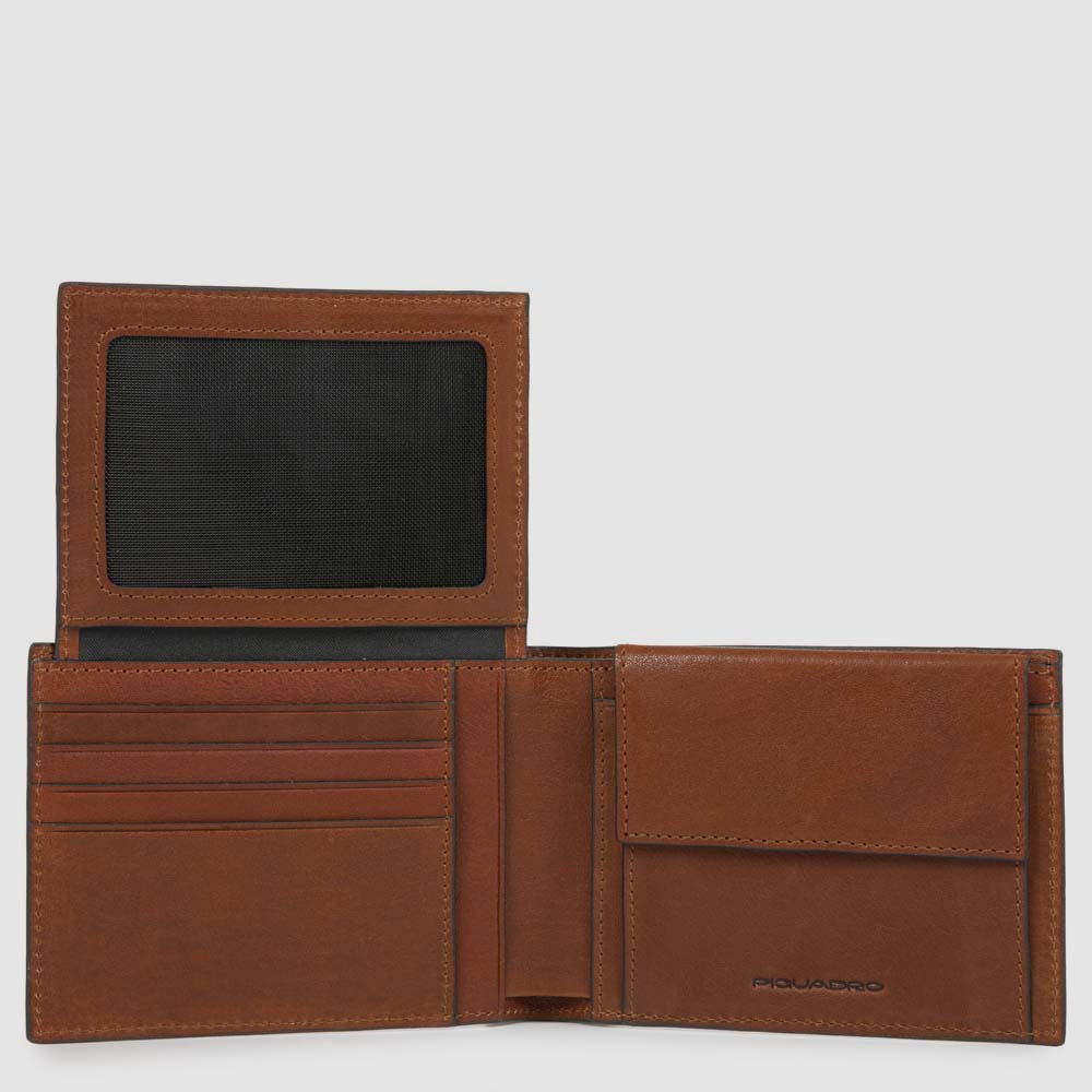 Piquadro Blue Square Herren Geldbörse Schwarz RFID
