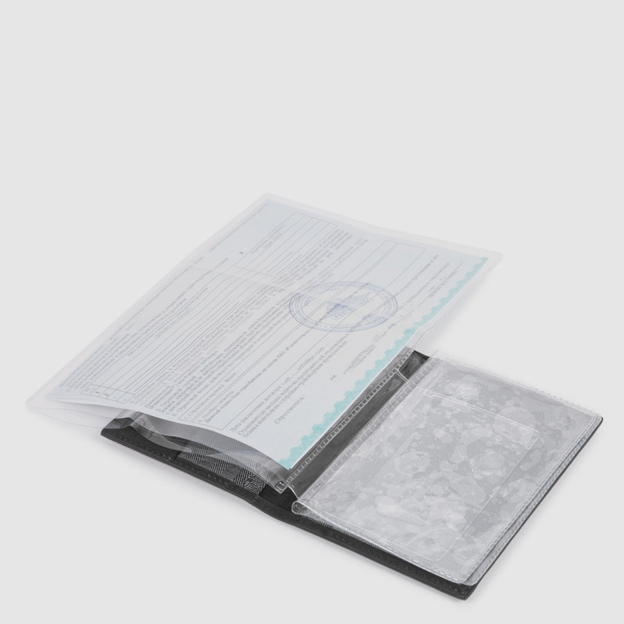 Piquadro Blue Square Führerscheinetui Leder schwarz CU