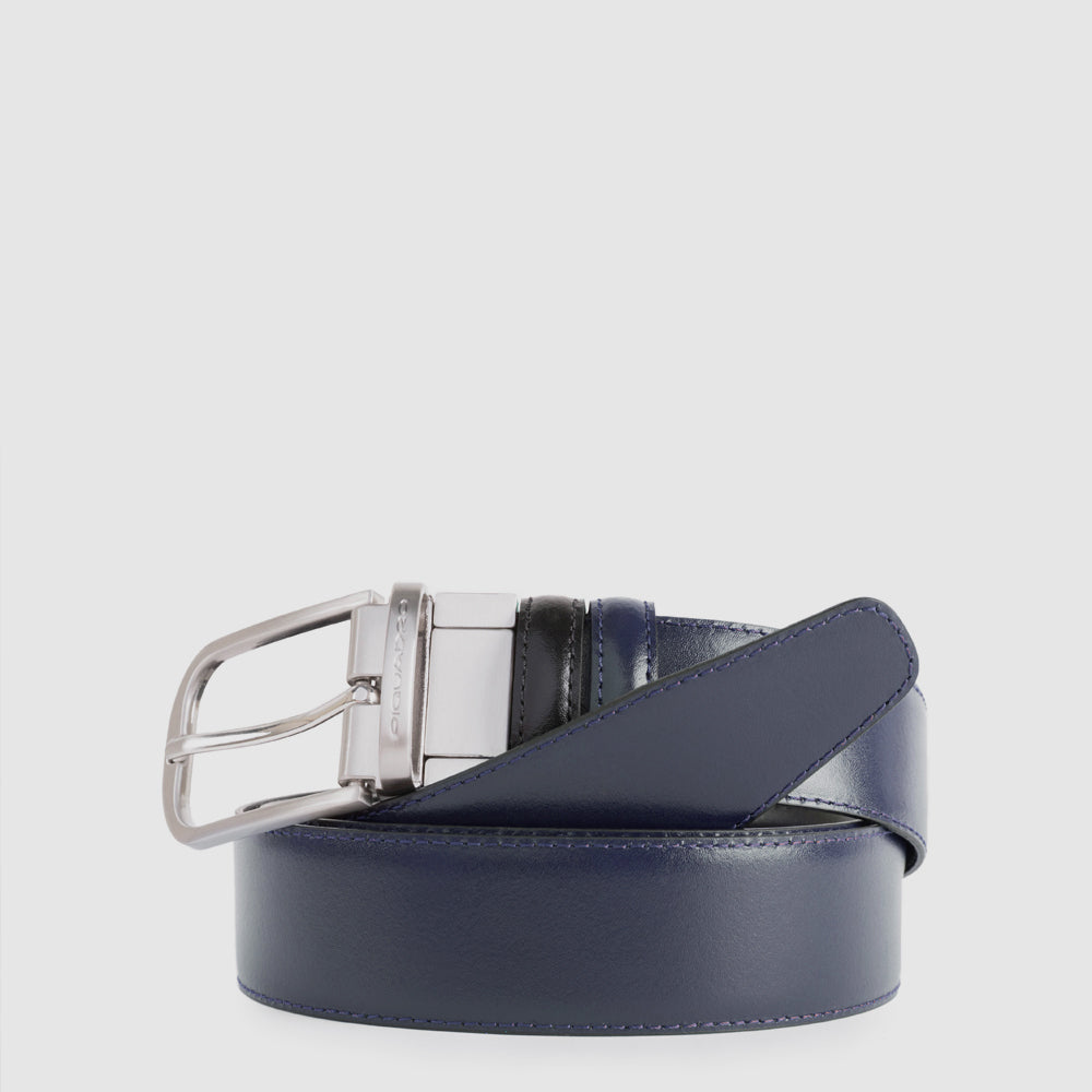 Piquadro Blue Square Ledergürtel Herren Dornschließe Leder