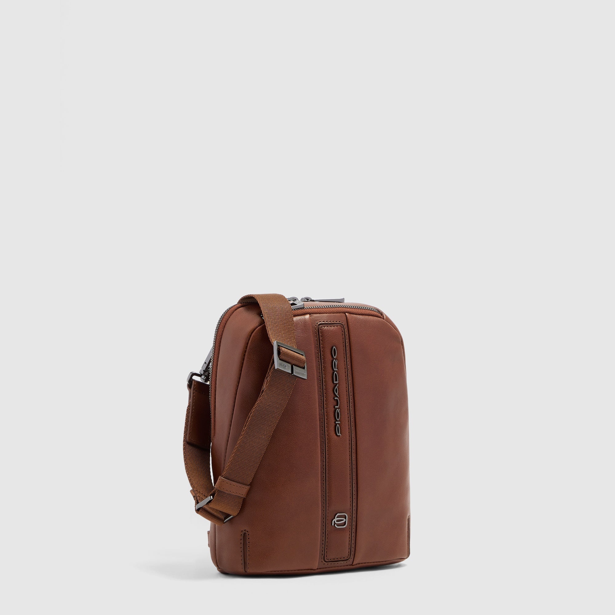 Piquadro Urban Borsello Umhängetasche Leder Schwarz iPad