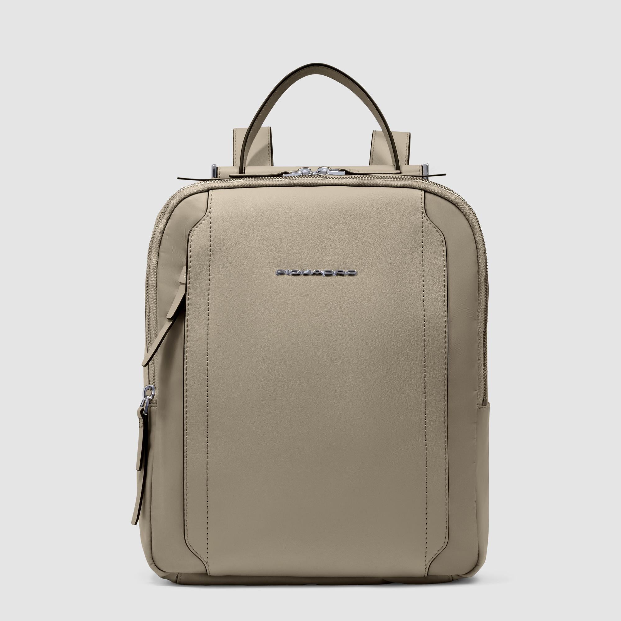 Piquadro Lyra Rucksack Damen schwarz iPad Recycling