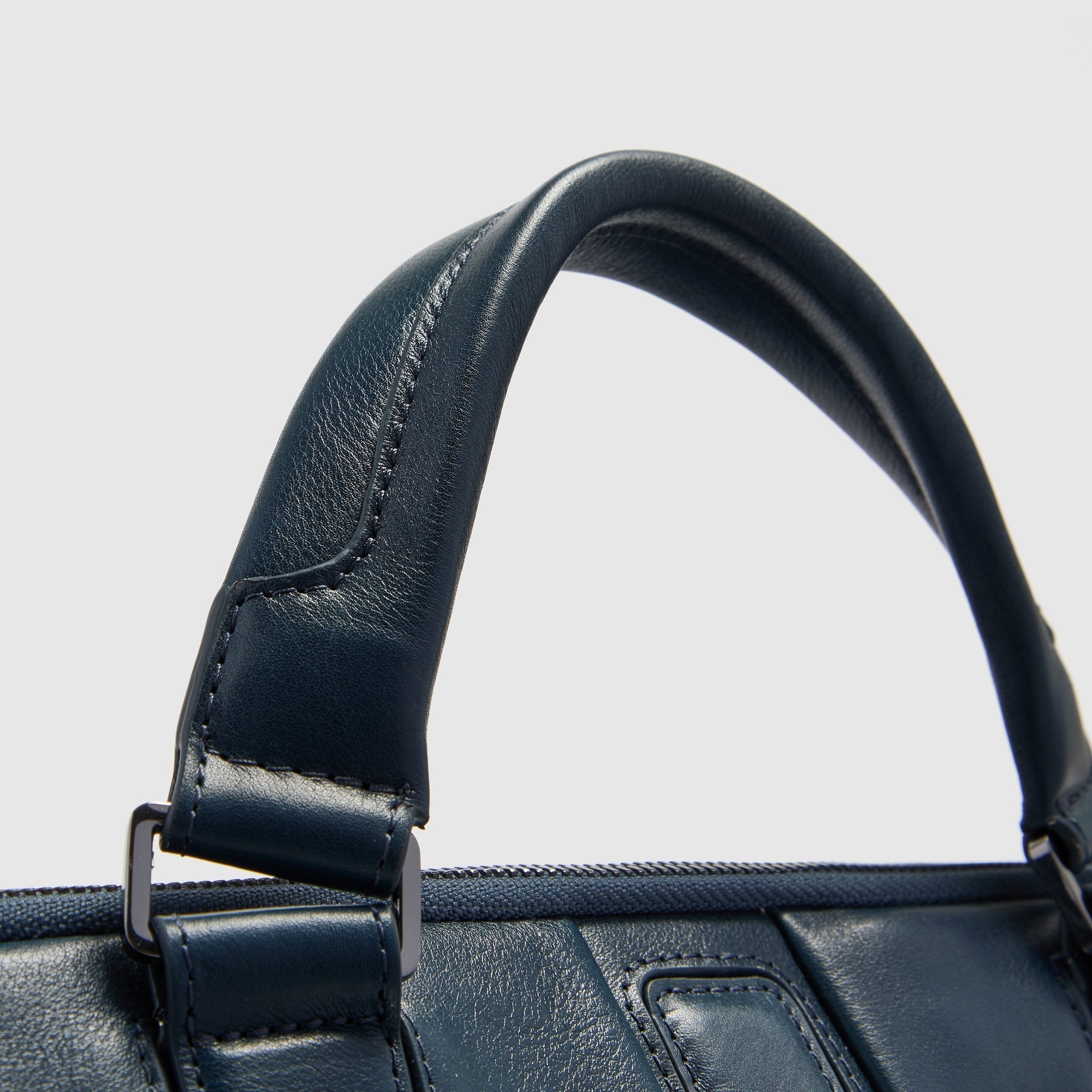 Piquadro Modus Aktentasche 15,6 Zoll Blau Leder