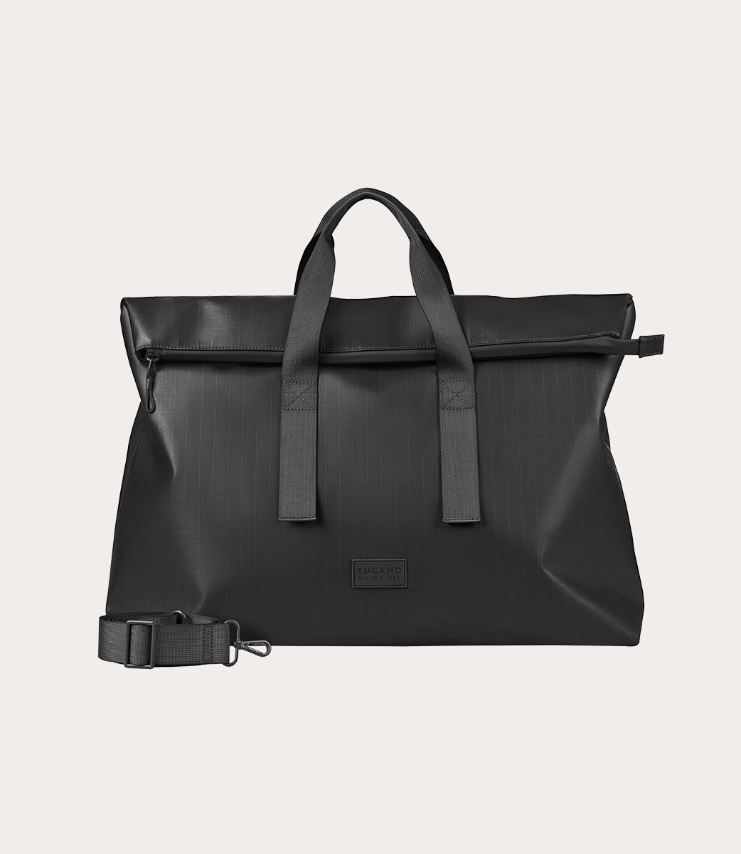 Tucano Fold Sign Weekender Tasche Schwarz 15,6 Zoll Ripstop