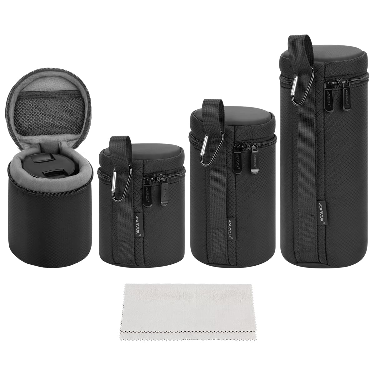 ARVOK Travel Accessories Objektivtasche Neopren Schwarz wasserdicht