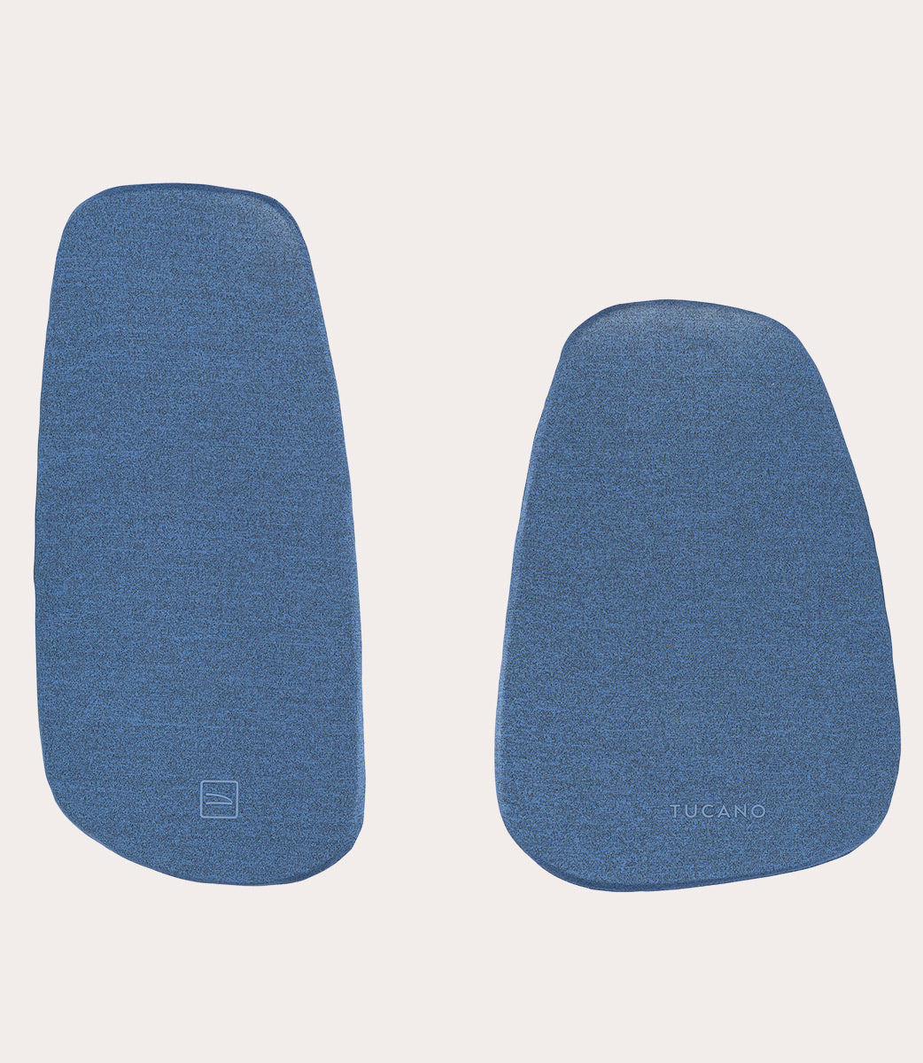 Tucano Stone Armlehnen-Set Memory-Foam Blau 2er