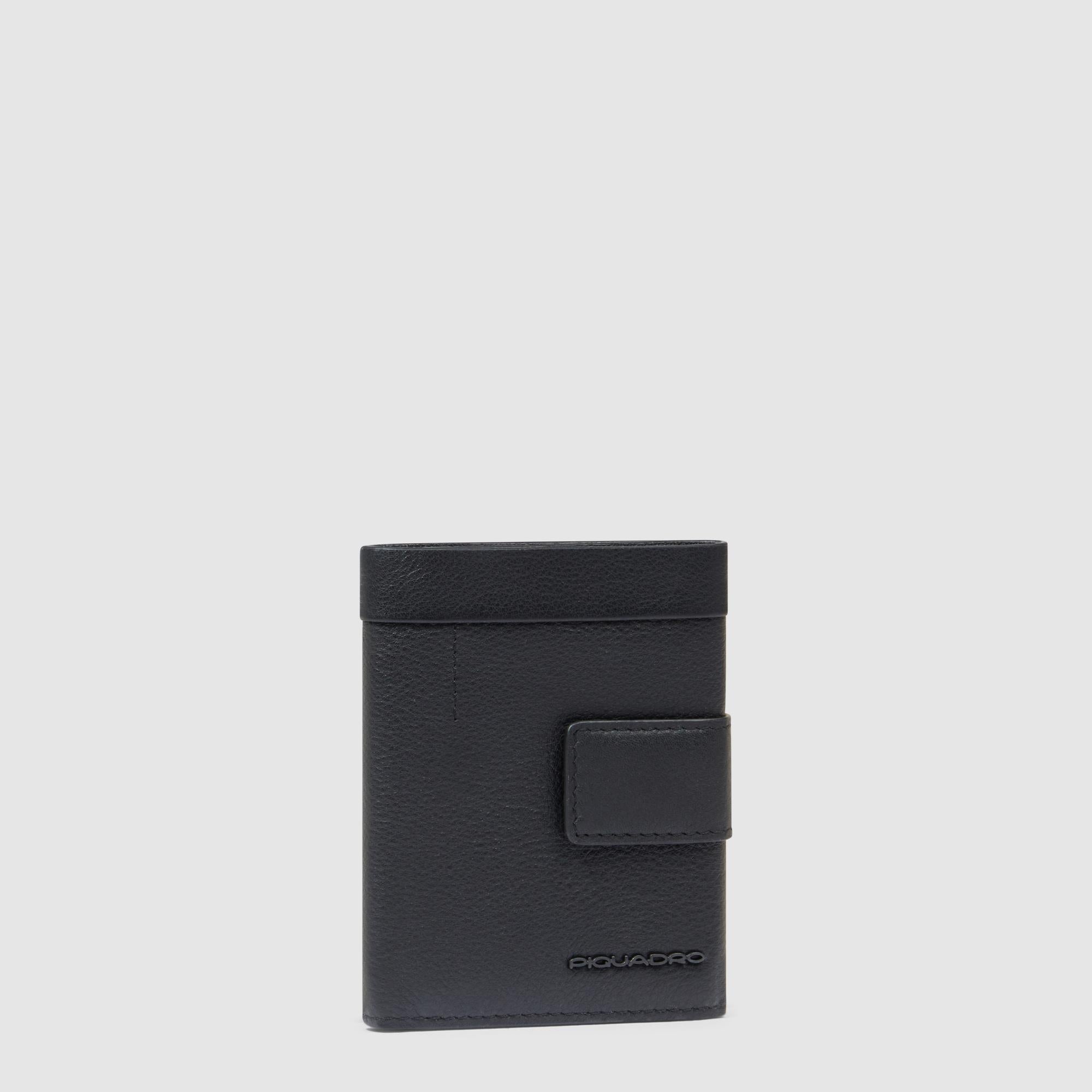 Piquadro Blue Square Herren Geldbörse Kompakt Blau RFID