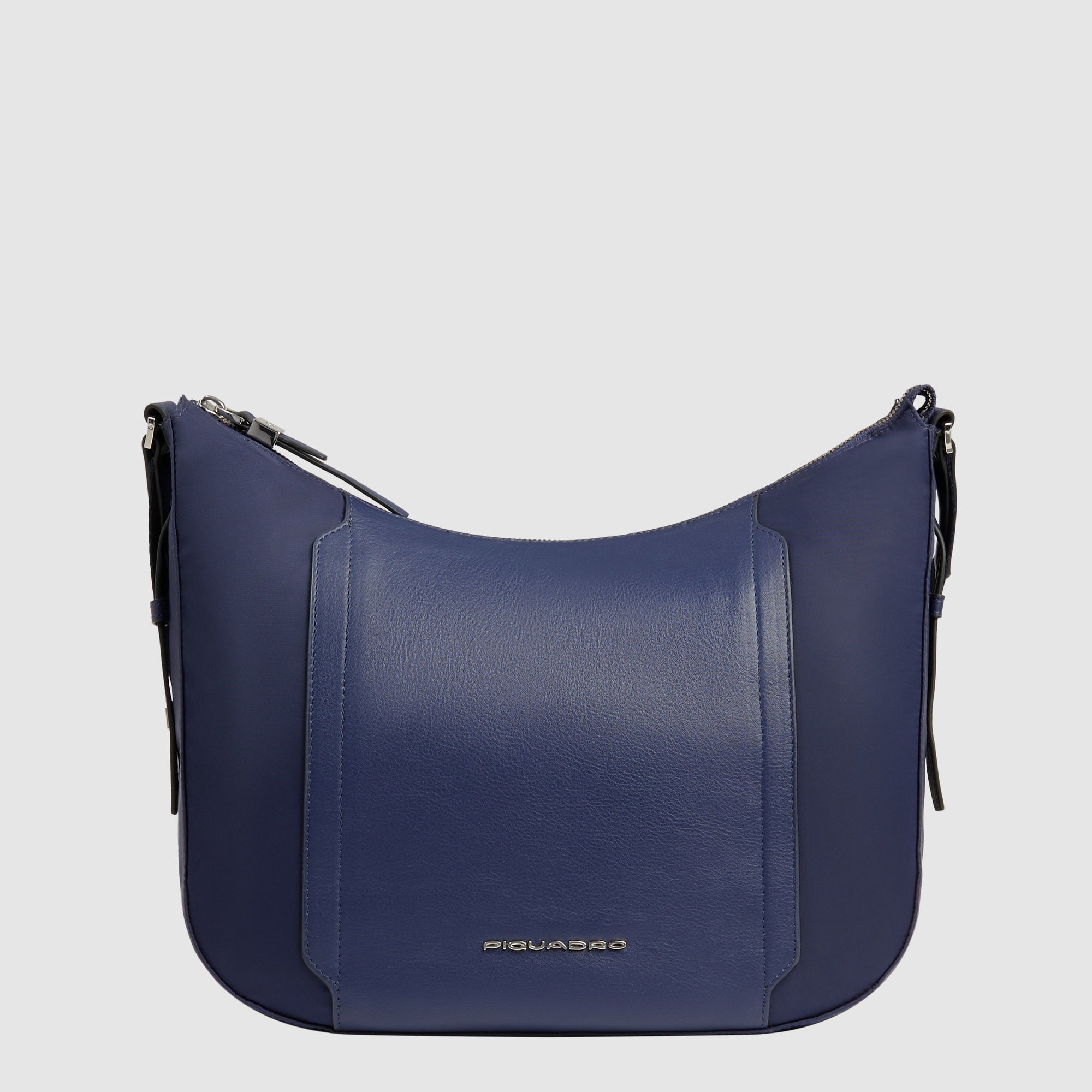 Piquadro Circle Umhängetasche Damen iPad beige RFID Leder