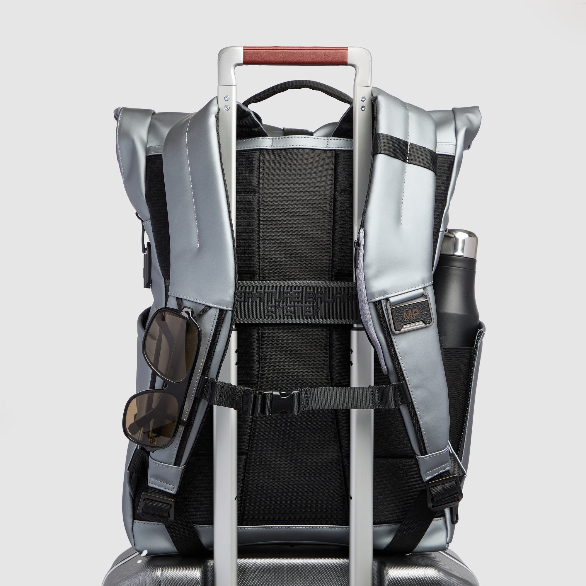 Piquadro Corner 2.0 Rucksack wasserdicht Grau