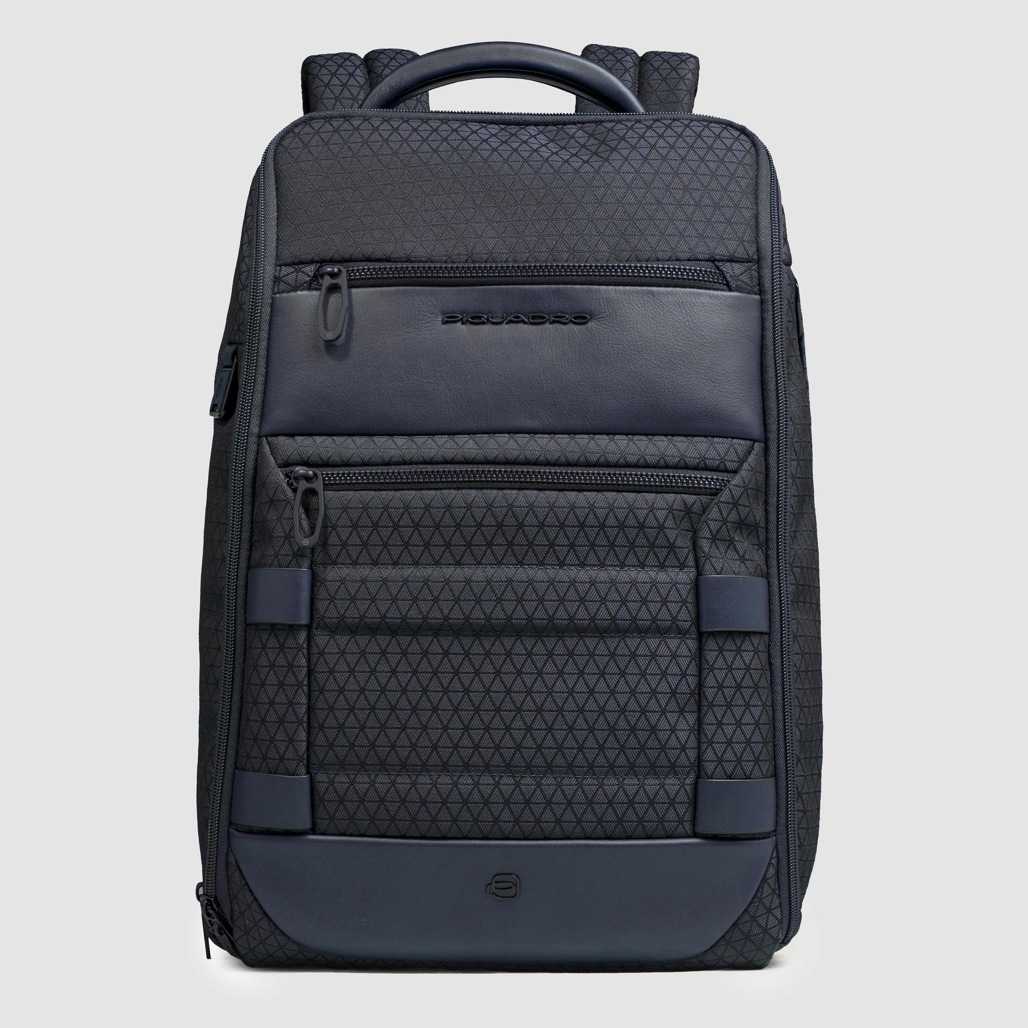 Piquadro Rover Rucksack 15,6 Zoll modular Grau Laptop