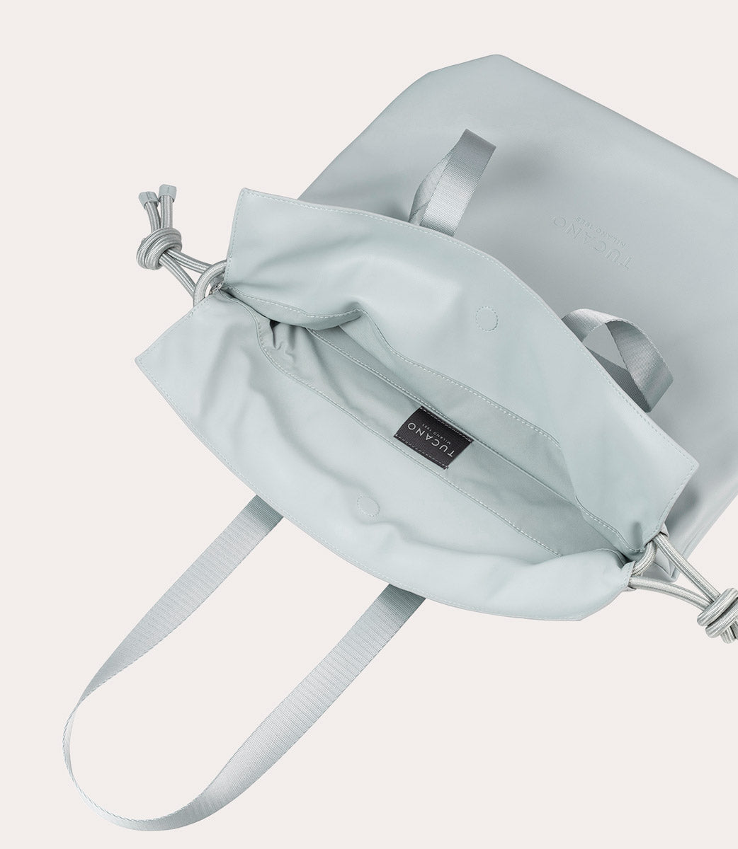 Tucano Nina Shopper Laptop Leder-Optik Blau