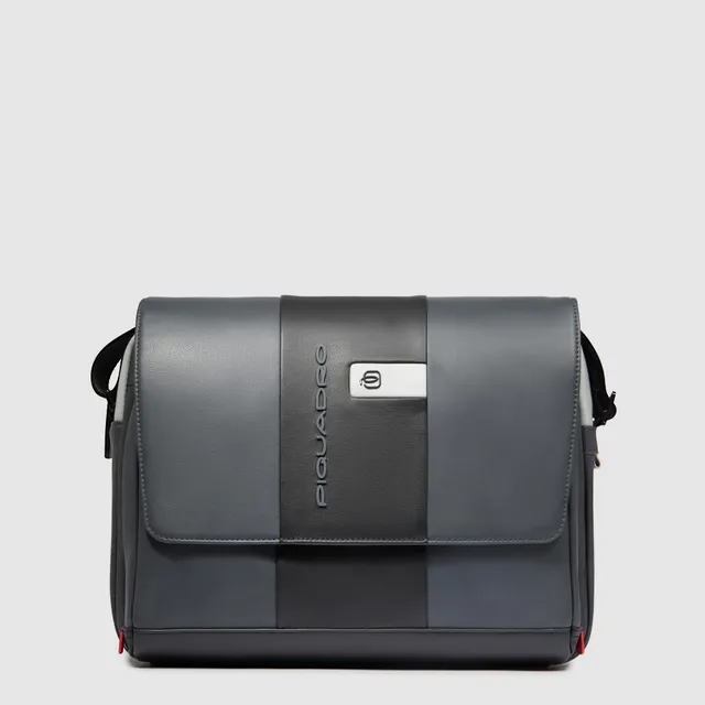 Piquadro Brief MESSENGER Umhängetasche 14 Zoll Schwarz