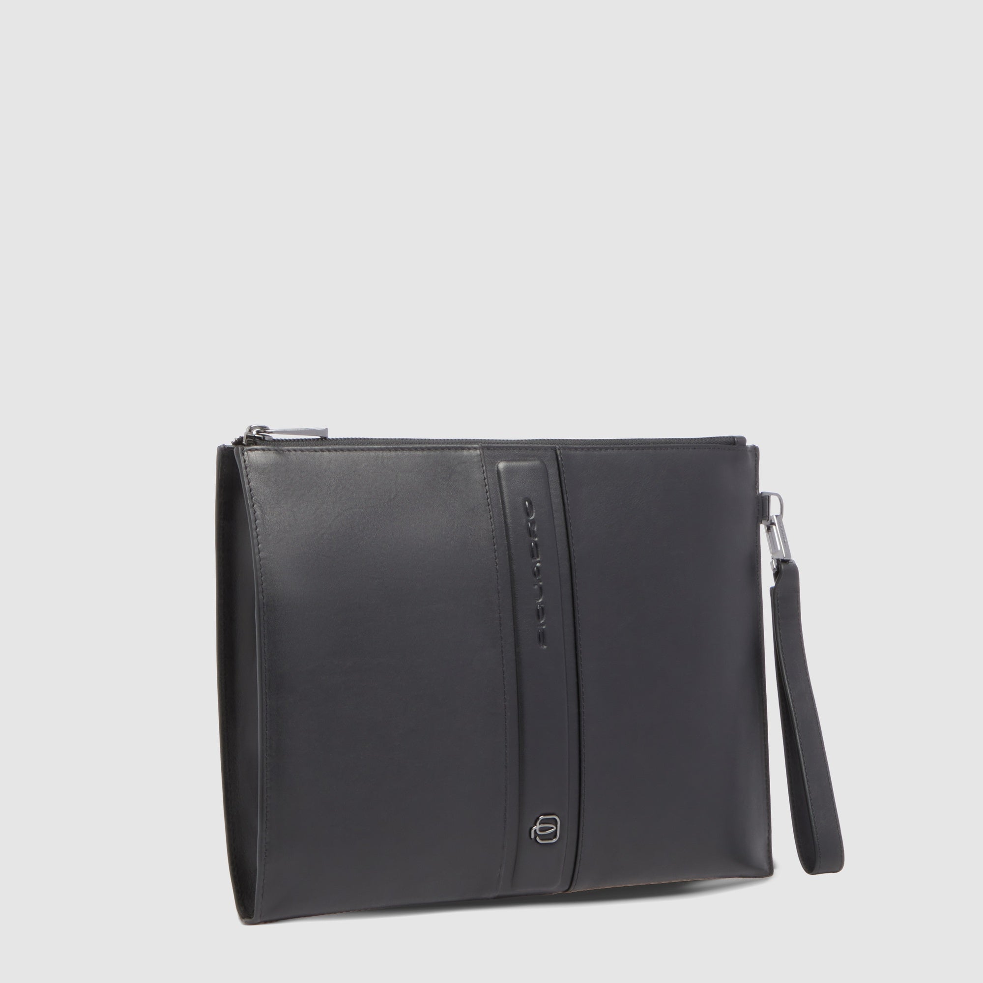 Piquadro Black Square W143 Herren-Pochette Leder Schwarz iPad 11 Zoll