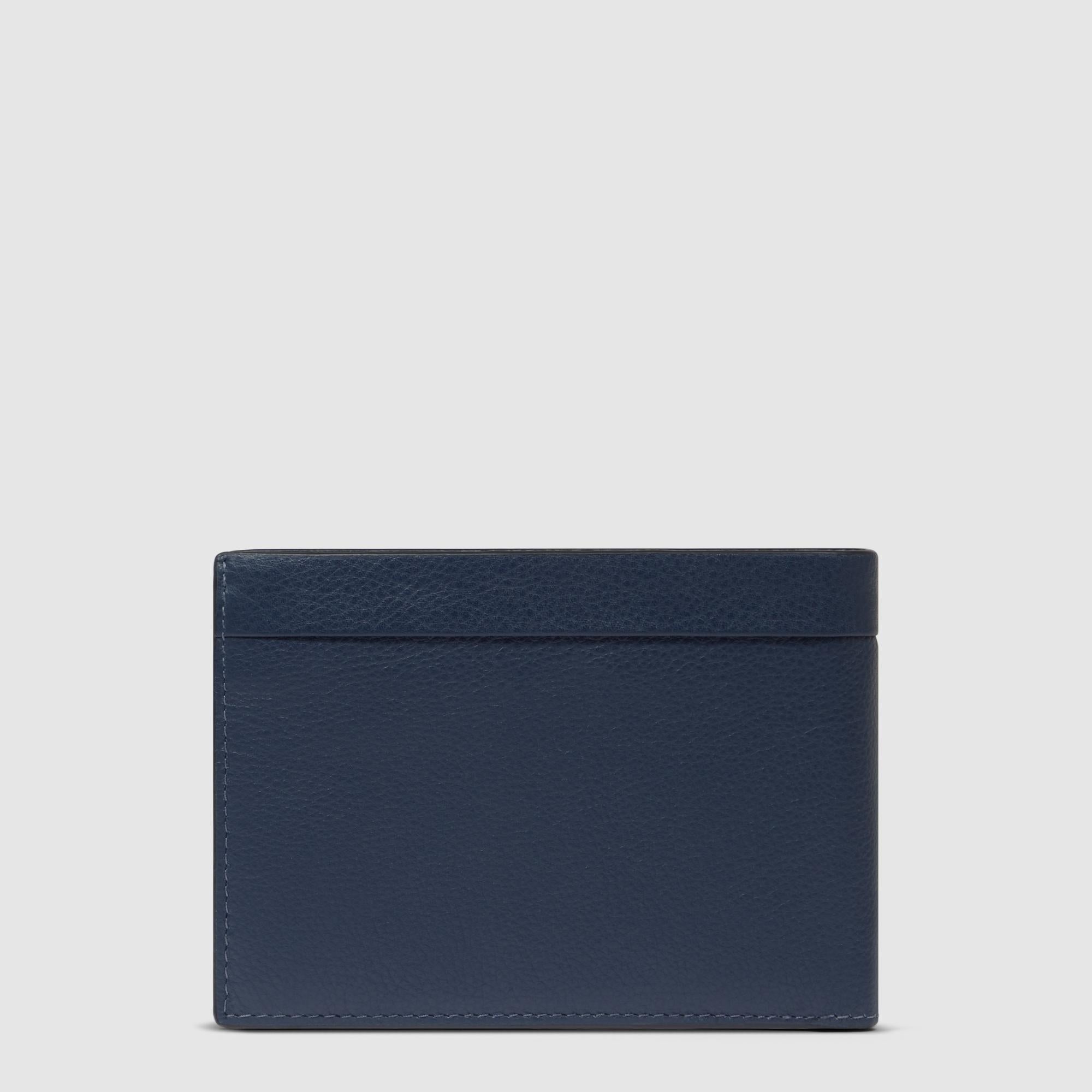 Piquadro Blue Square Geldbörse VE2 Leder Dokumentenfach RFID