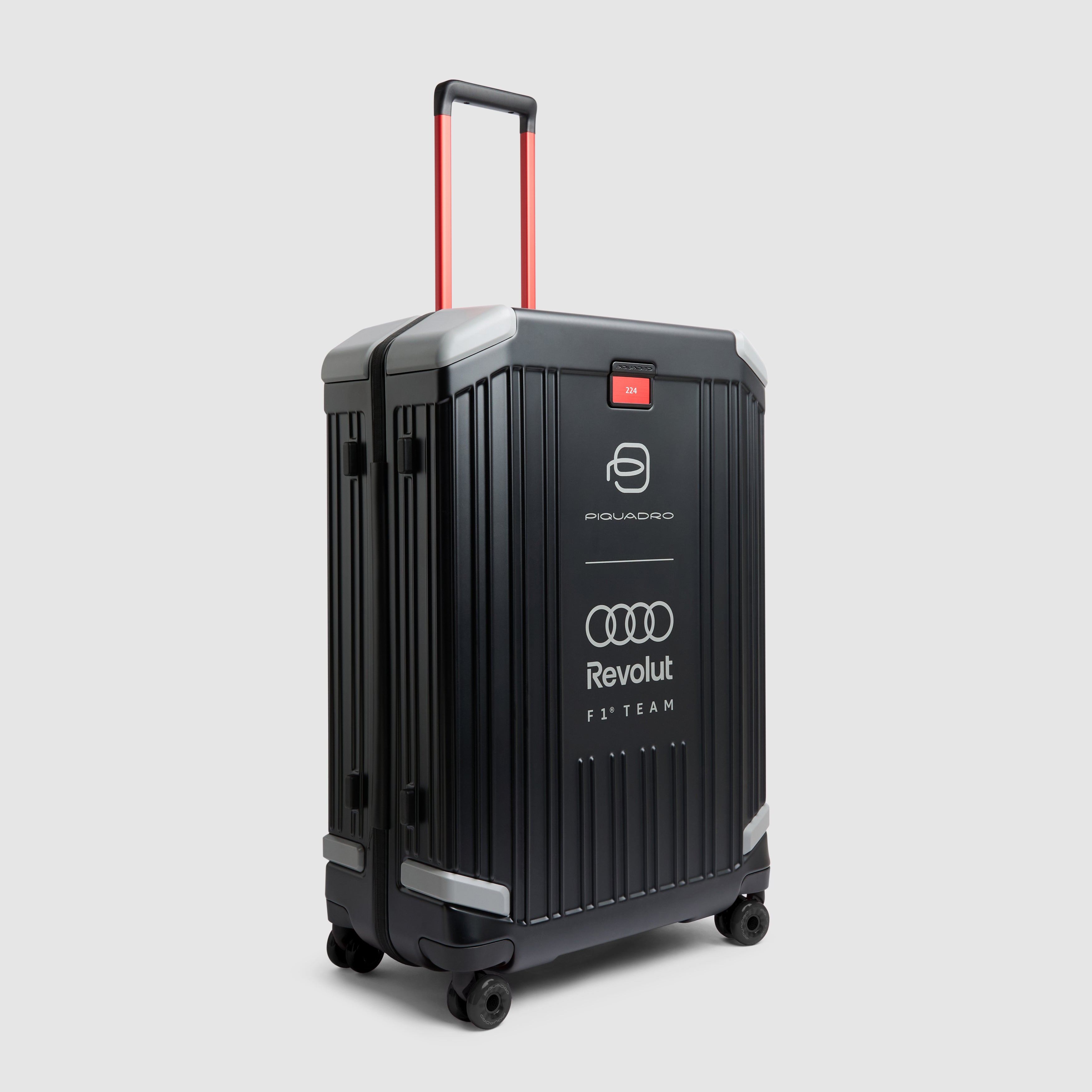 Piquadro PQLM Trolley Gross Audi F1 Hartschale Schwarz 4 Rollen