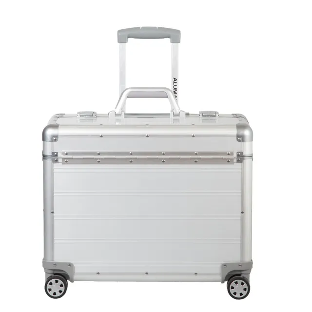 Lightpak Pandora Pilotenkoffer Aluminium Silber 14 Zoll