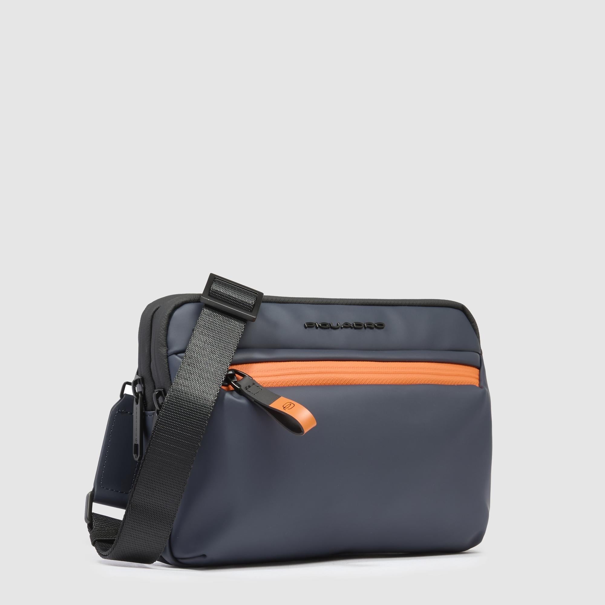Piquadro Corner 2.0 Pochette iPad mini Blau wasserabweisend