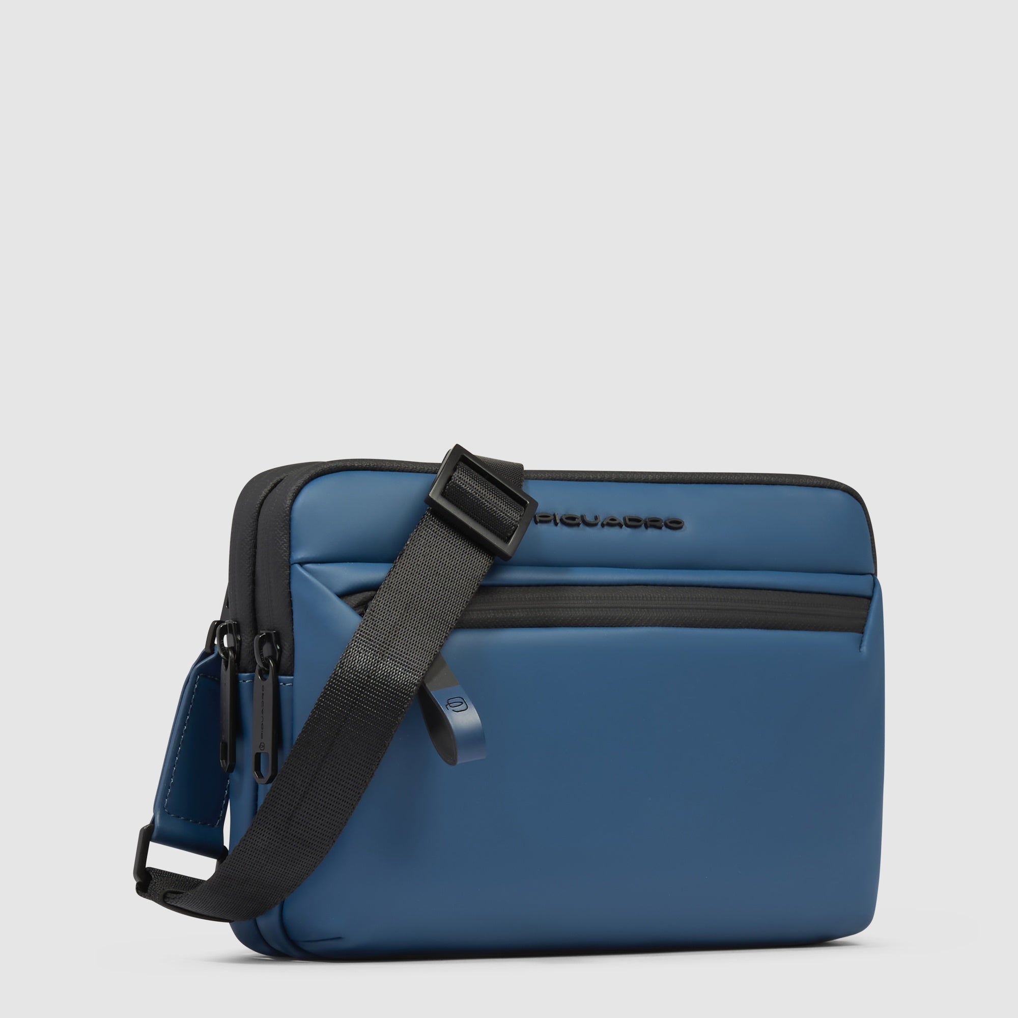 Piquadro Corner 2.0 Pochette iPad mini Blau wasserabweisend