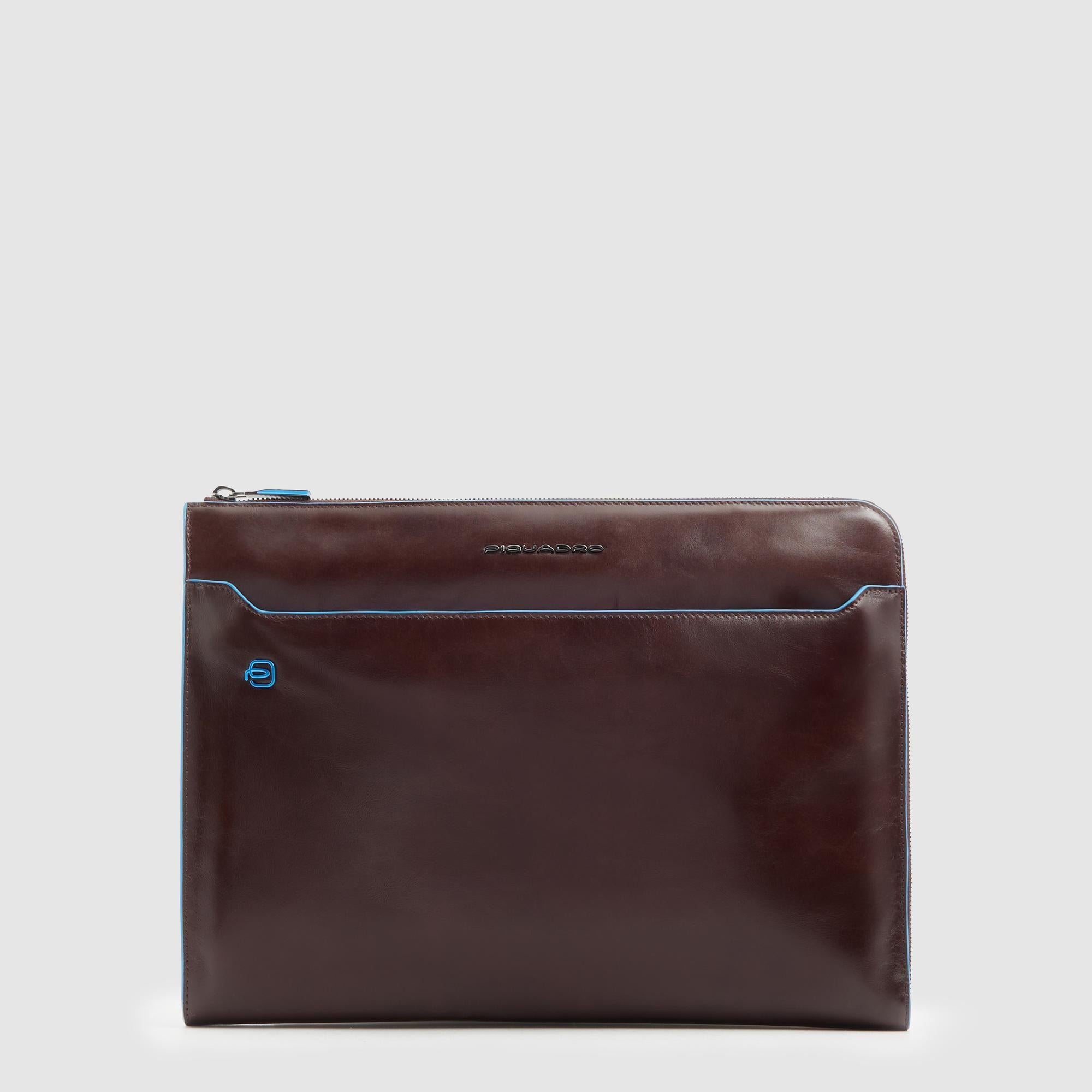 Piquadro Black Square Laptoptasche 13,3 Zoll Leder schwarz