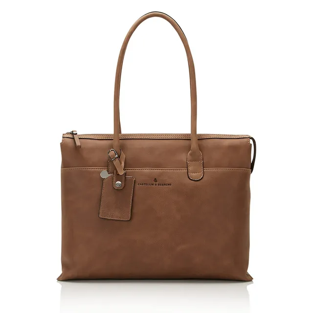 Castelijn & Beerens Firenze 729761 Laptoptasche 15,6" Cognac Leder RFID