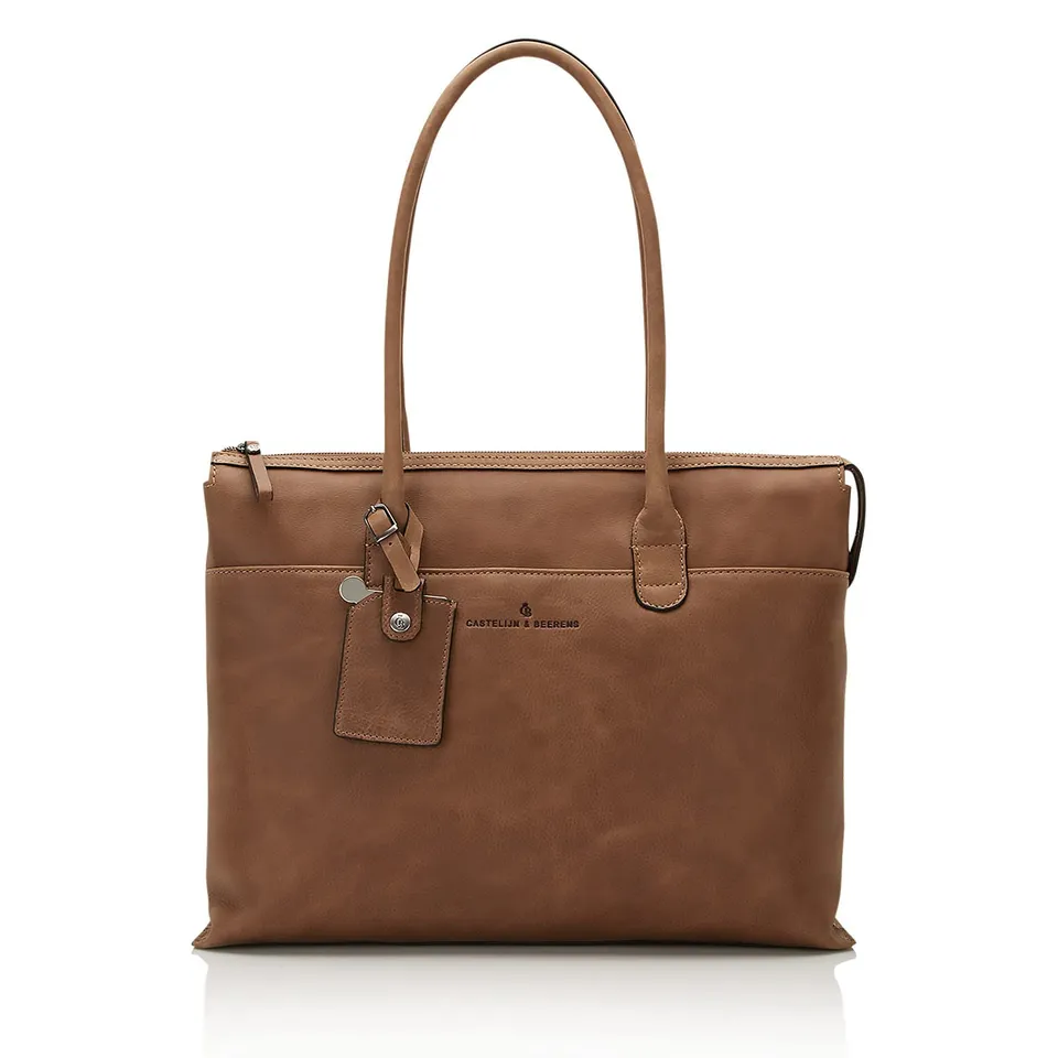 Castelijn & Beerens Firenze 729761 Laptoptasche 15,6" Cognac Leder RFID