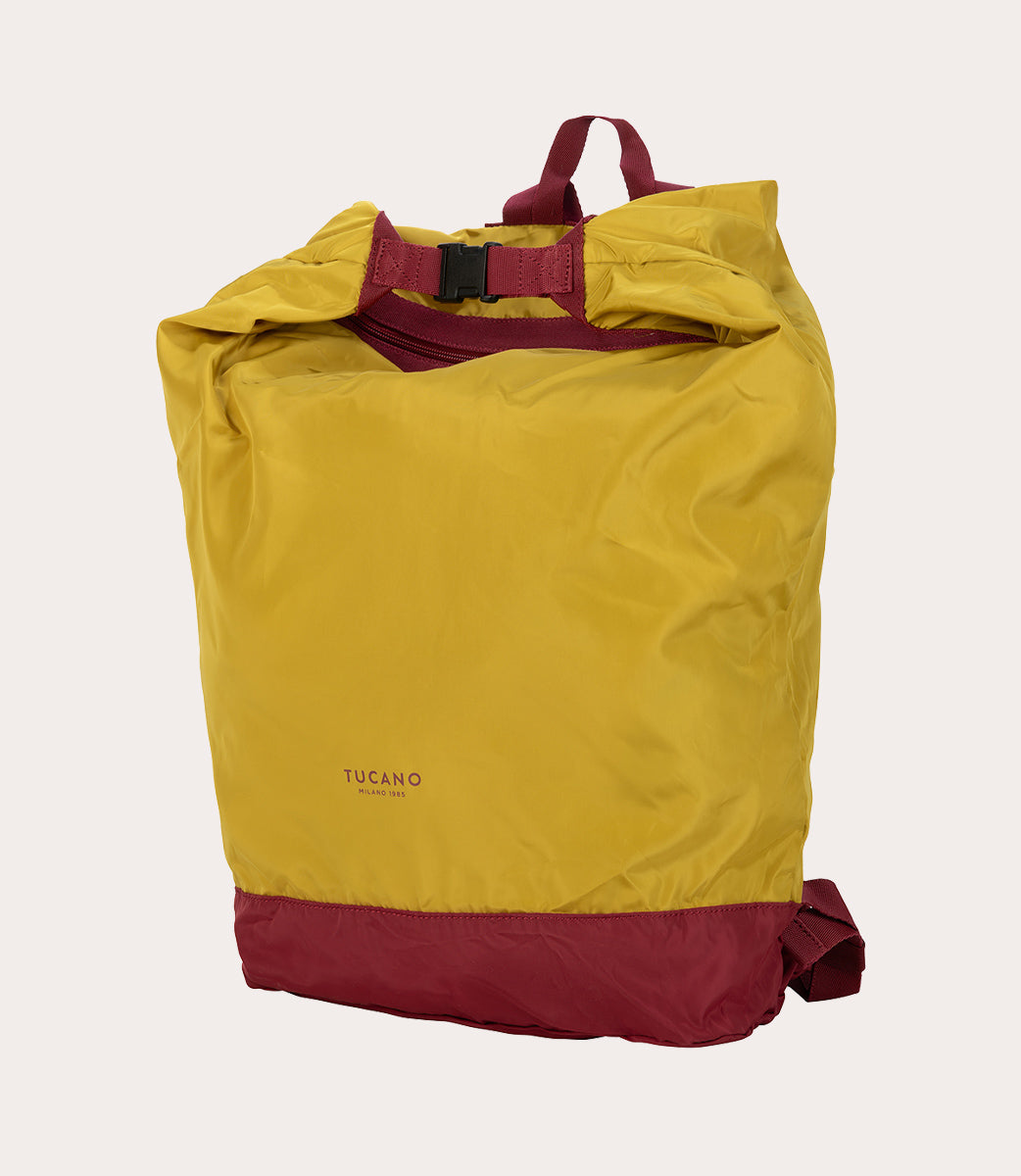 Tucano Spezie Gerla Rucksack faltbar Schwarz recycelt