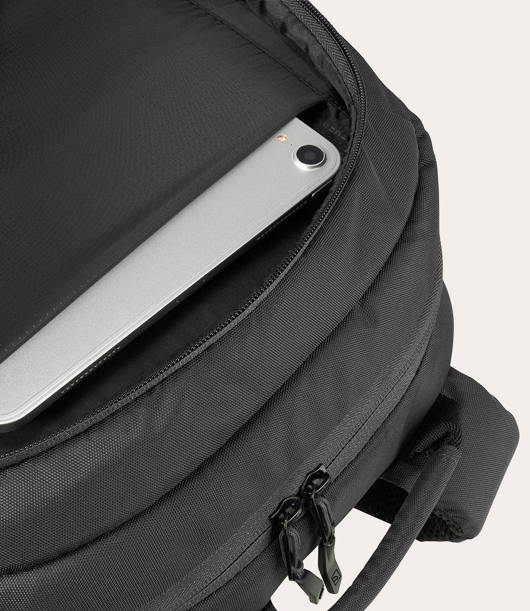 Tucano Zaino Ombrello Rucksack 17 Zoll Schwarz Schirm
