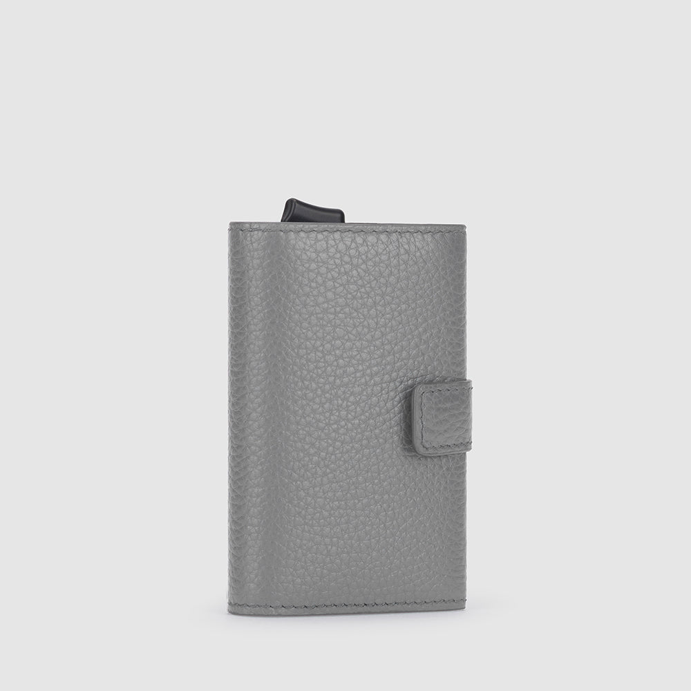 Piquadro Black Square Kartenetui Automatisch Blau RFID