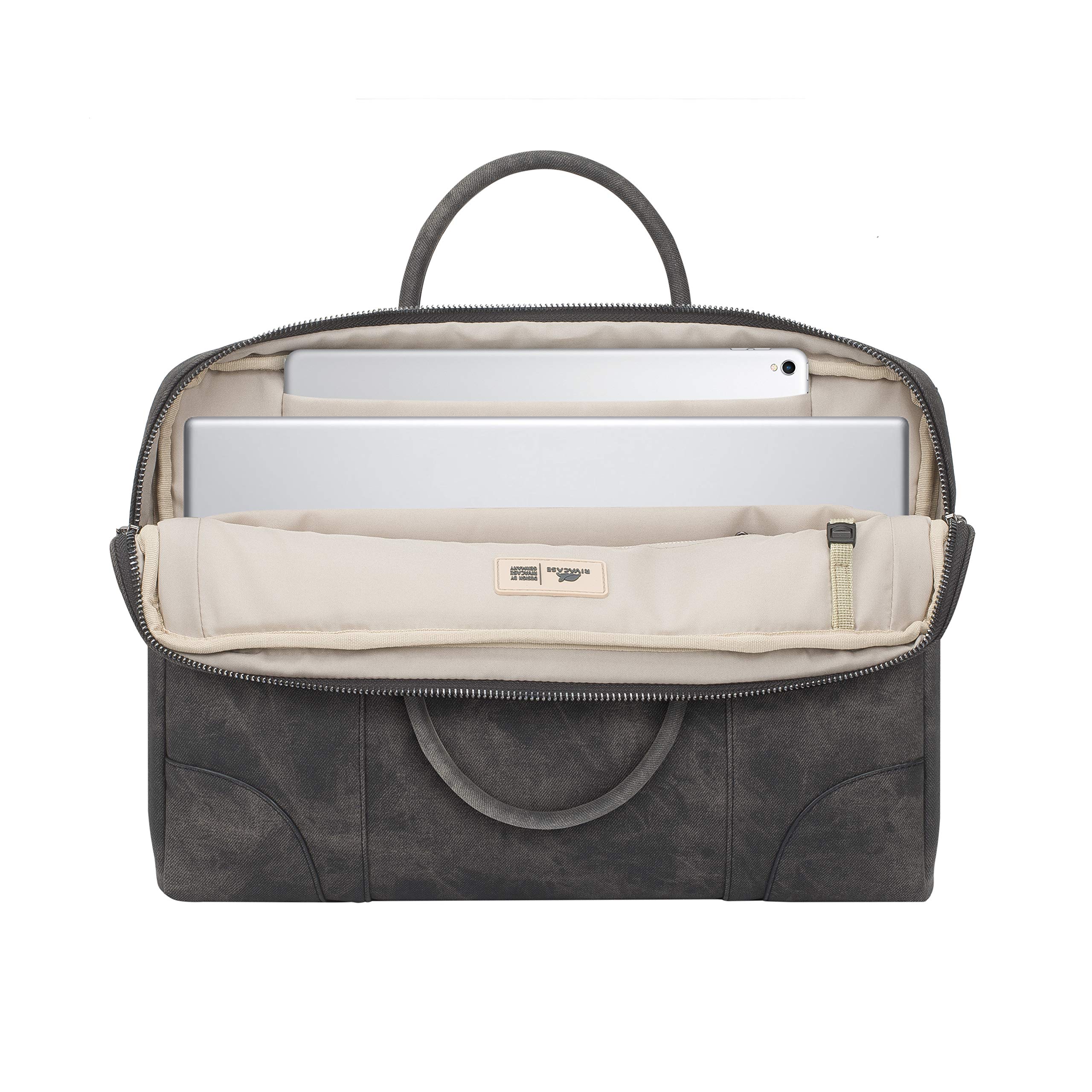 Rivacase Vagar 8922 Laptoptasche 14 Zoll Grau Kunstleder
