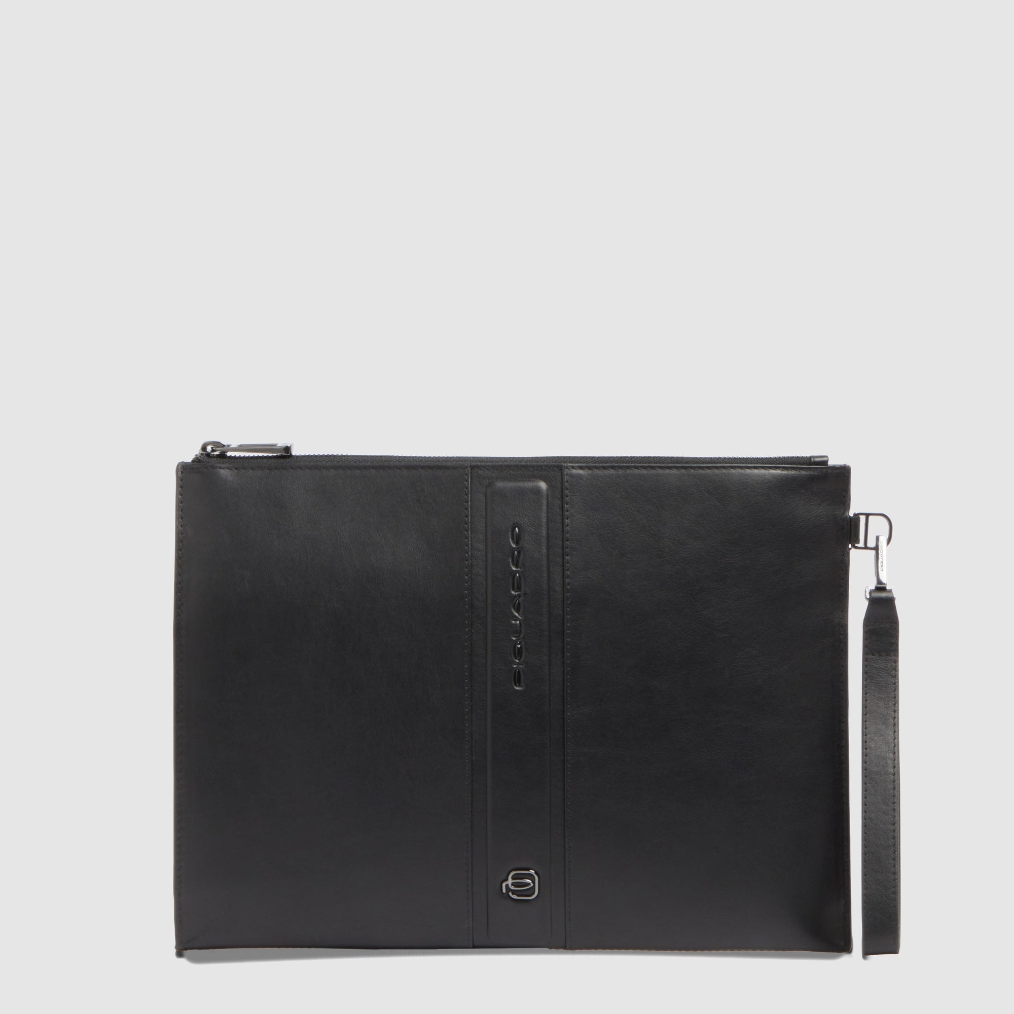 Piquadro Black Square W143 Herren-Pochette Leder Schwarz iPad 11 Zoll