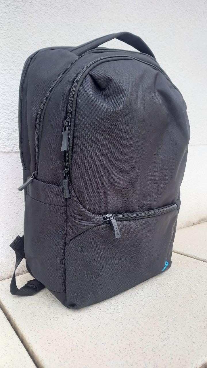 RIVACASE Cardiff Laptop Rucksack 15,6 Zoll 24L Schwarz
