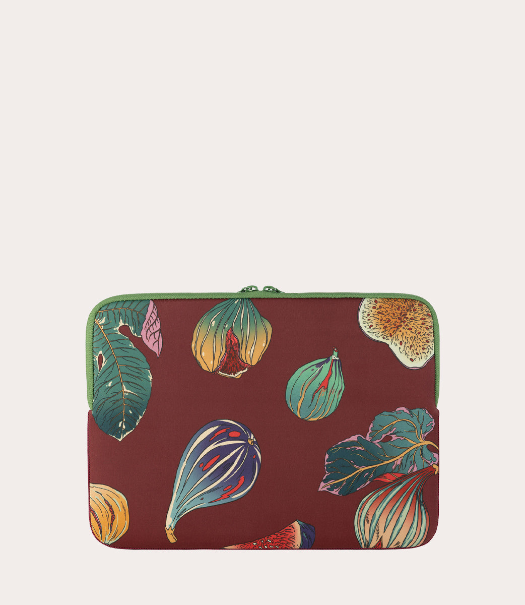 Tucano Schizzo Flora Fichi Sleeve 13 Zoll Bordeaux