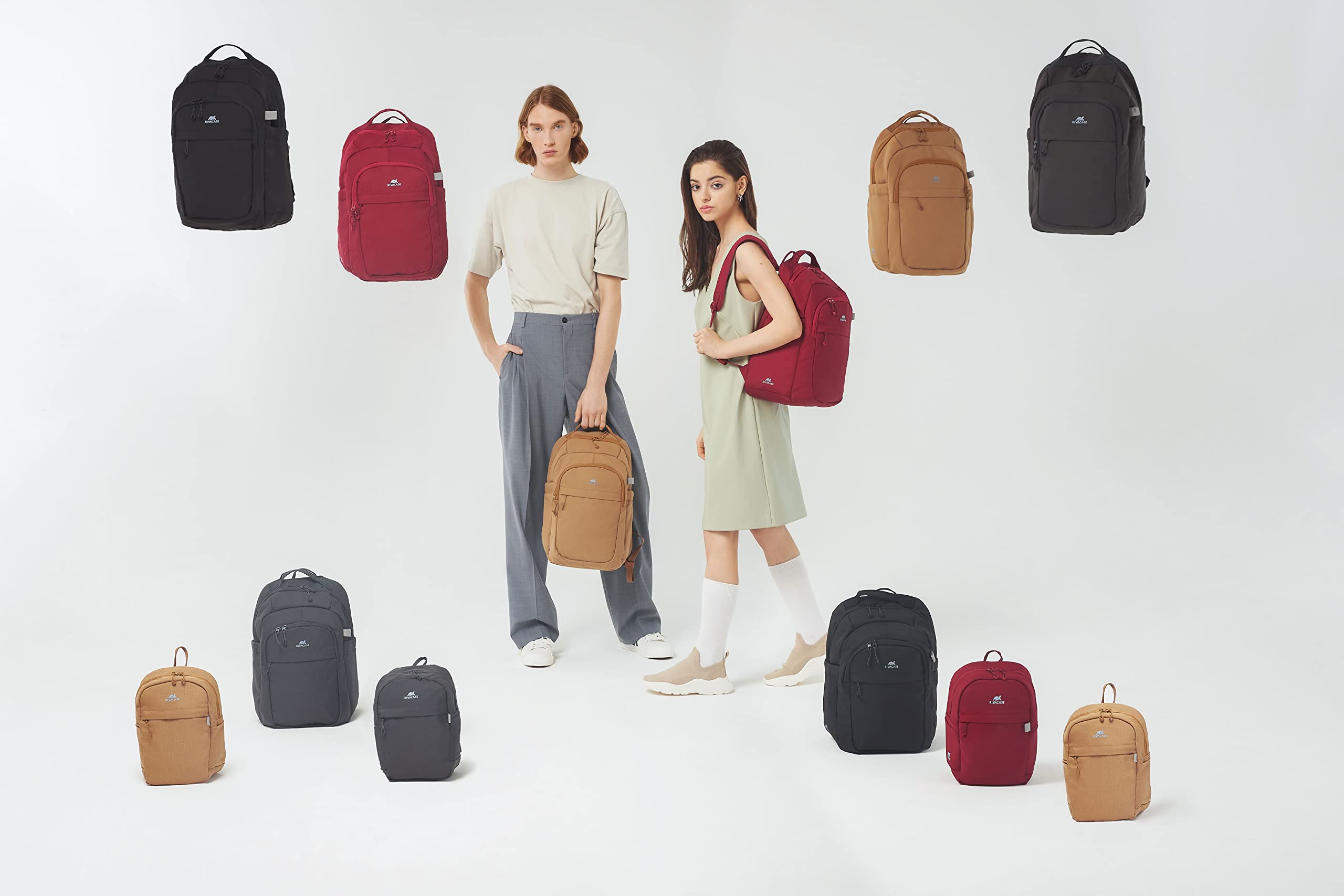 RIVACASE Agora Tagesrucksack 6L rot Tablet 10,5 Zoll
