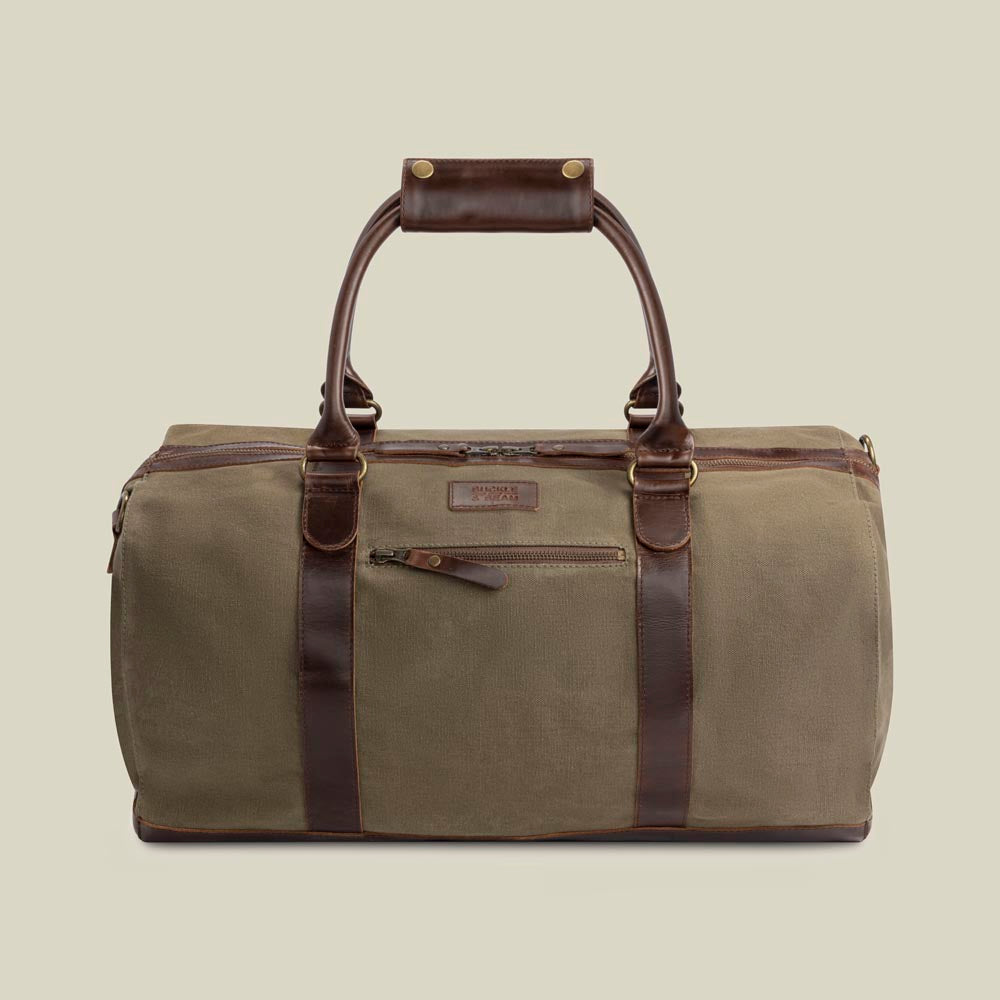 Buckle & Seam Willow Weekender Canvas Green Blue 37L