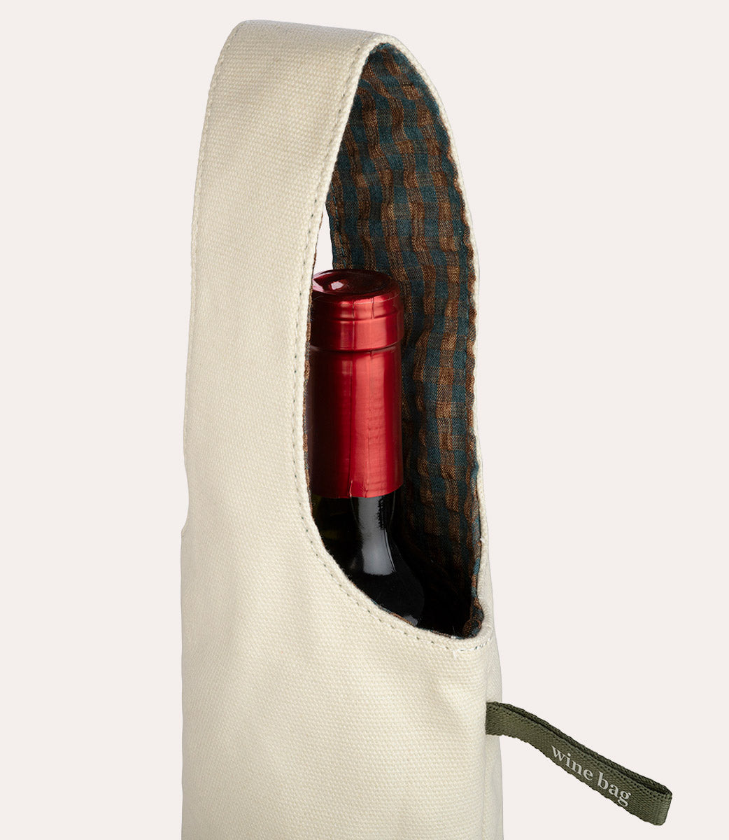 Tucano Kitchen Wine Bag Violett Flaschentasche Canvas