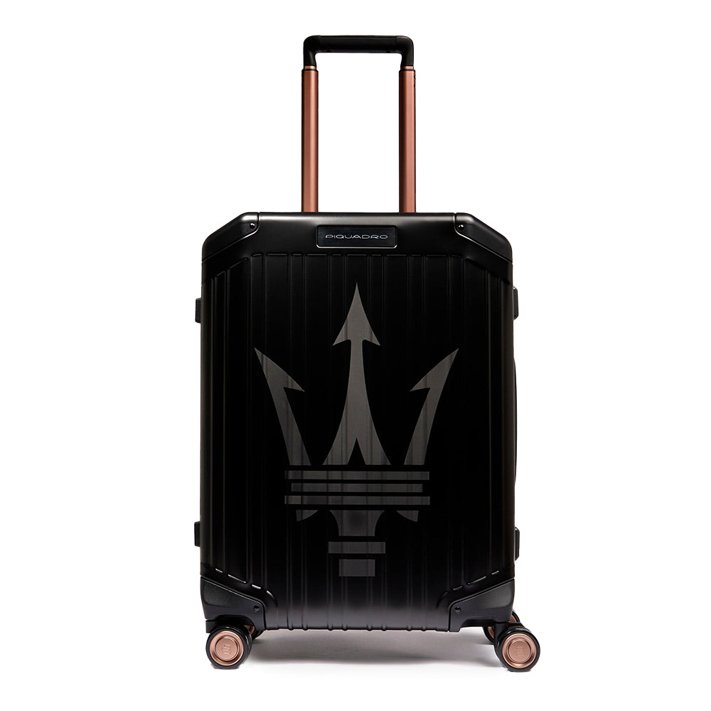 Piquadro PQ-Light Kabinentrolley Maserati Alu schwarz