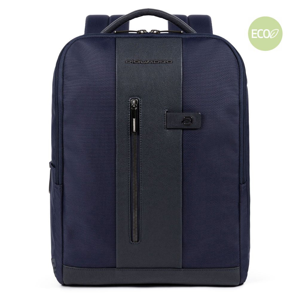 Piquadro Corner 2.0 Rucksack Laptop 15,6 Zoll recycelt grau
