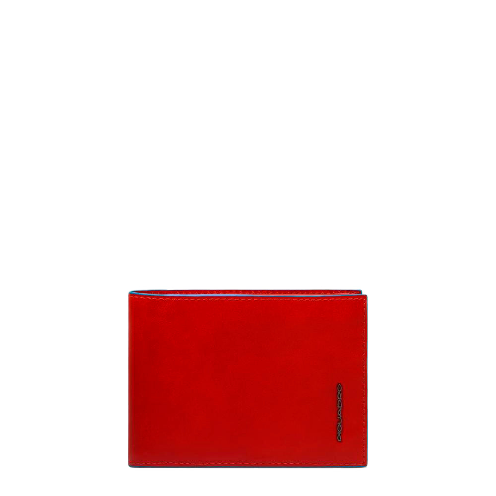 Piquadro Blue Square Geldbörse Herren Münzfach RFID Schwarz