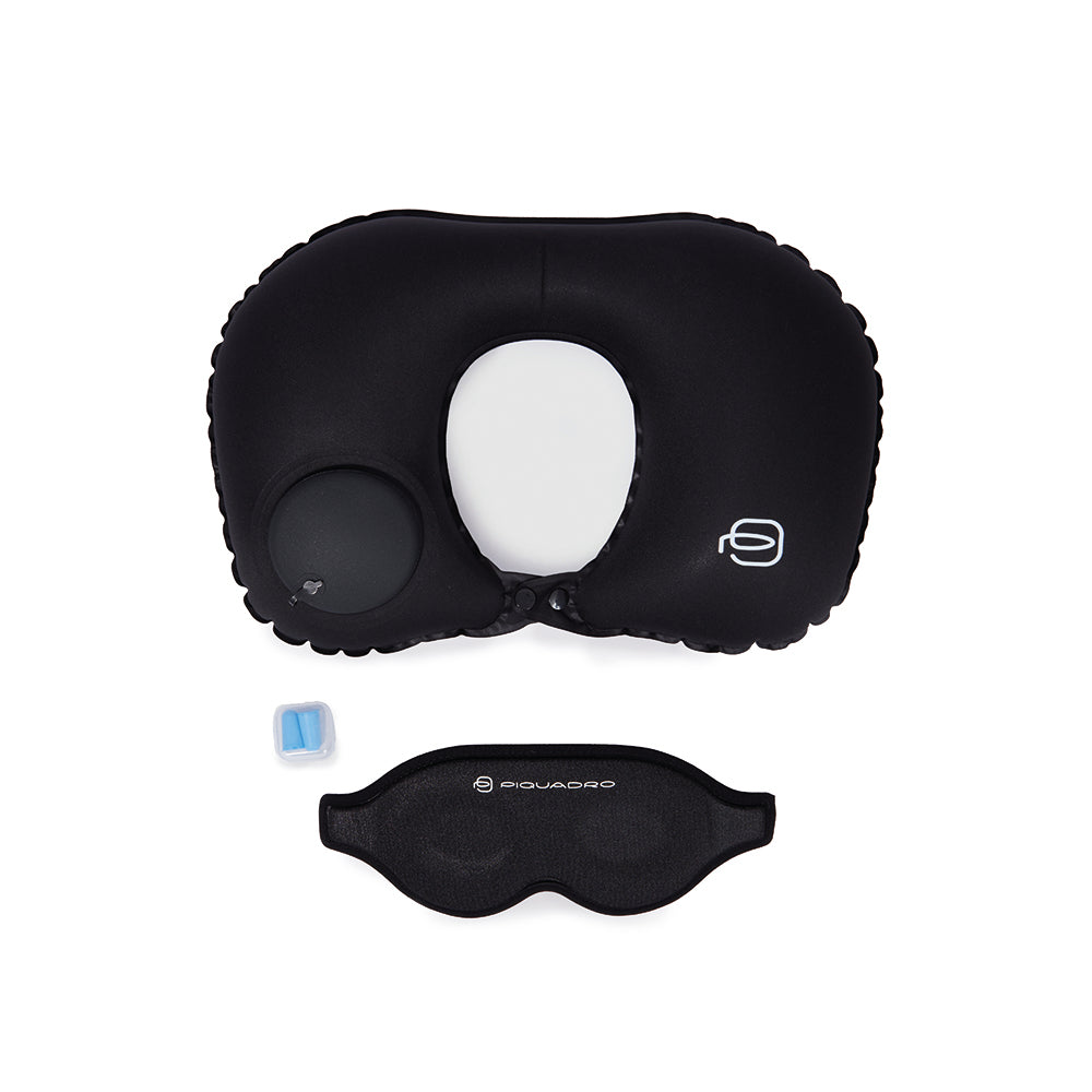 Piquadro PQ-Light Reiseset Nackenkissen schwarz