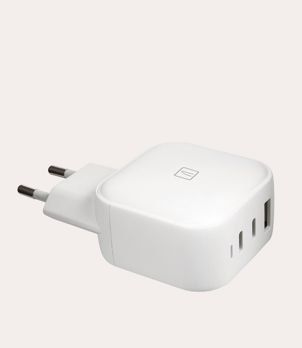 Tucano Chargers 65W USB GaN Ladegerät Weiß 3-Port PD