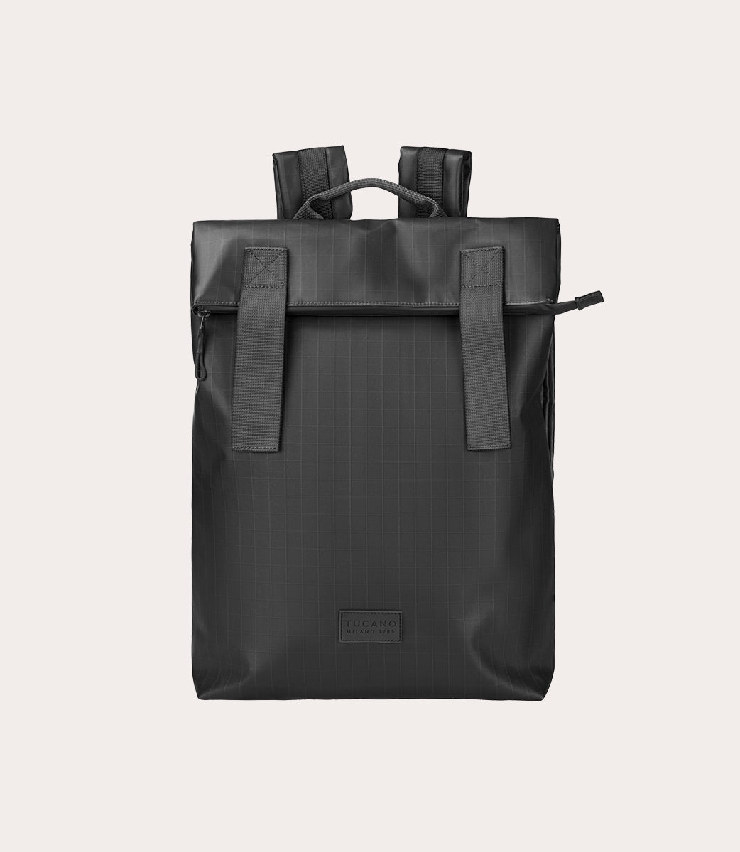 Tucano Fold Sign 15,6 Zoll Laptop-Rucksack Schwarz Ripstop