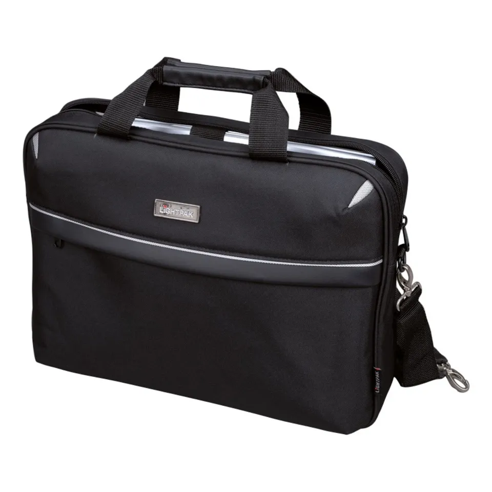 Lightpak Laptoptasche Sierra 17 Zoll schwarz Polyester