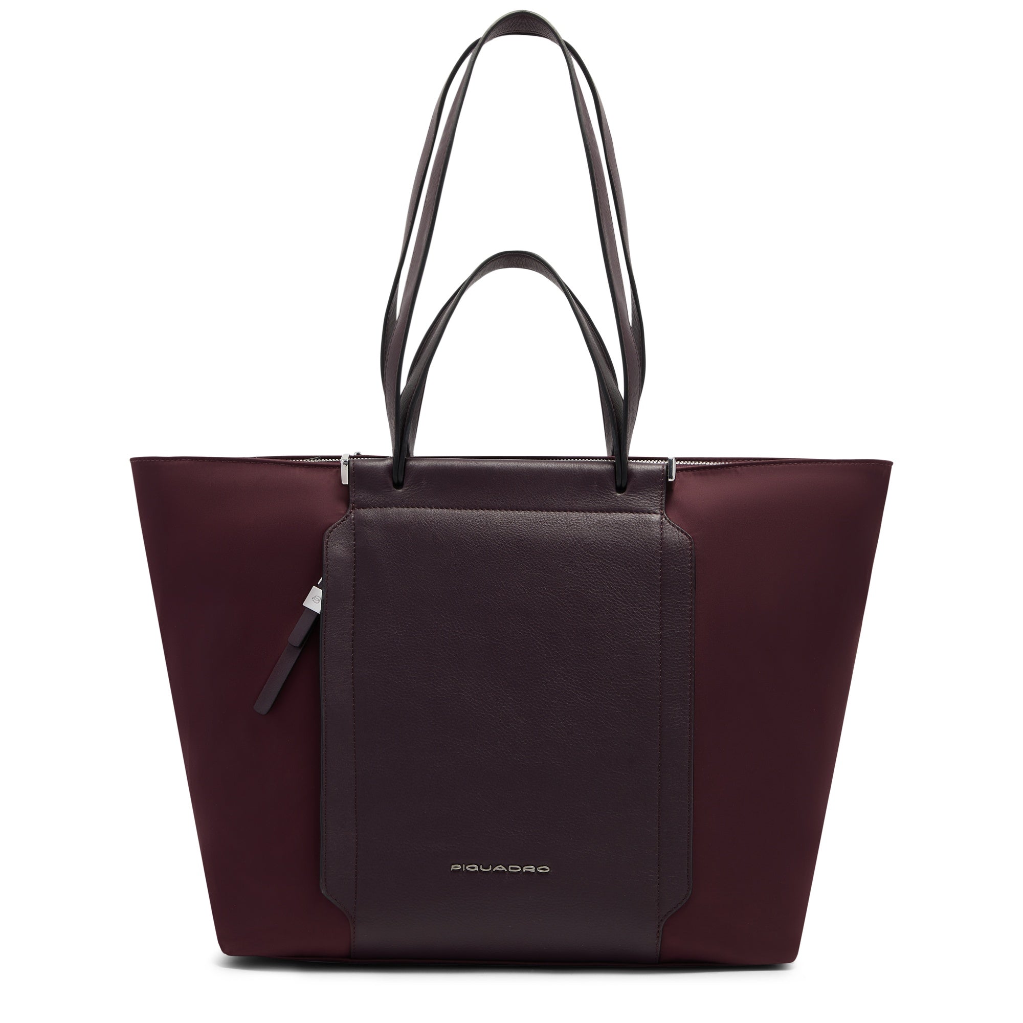 Piquadro Patricia Shopper Laptoptasche 14 Zoll Schwarz recycelt