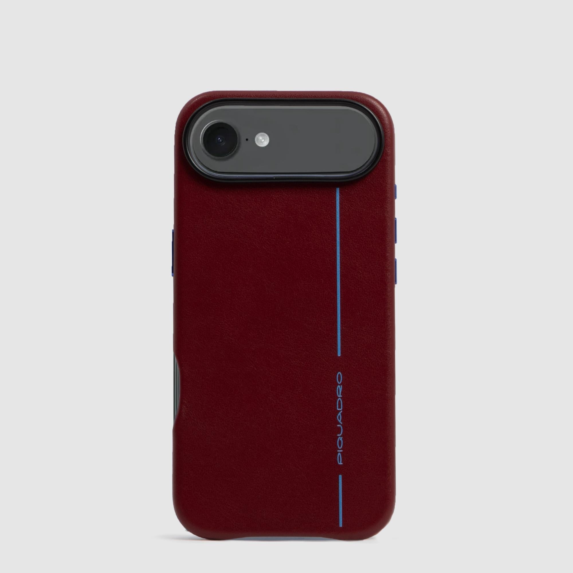 Piquadro BagMotic Handyhülle iPhone 17 Air Leder MagSafe