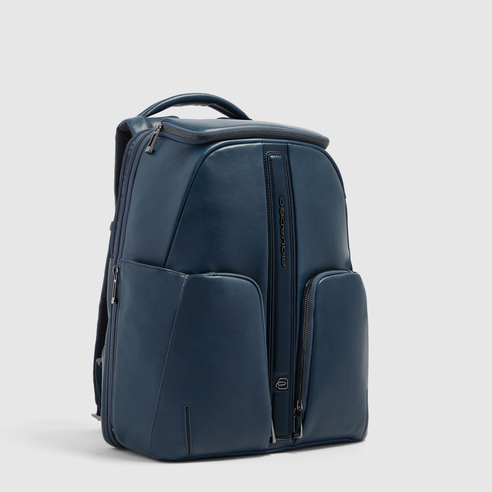 Piquadro Blue Square Rucksack 14 Zoll Laptop Blau Travel