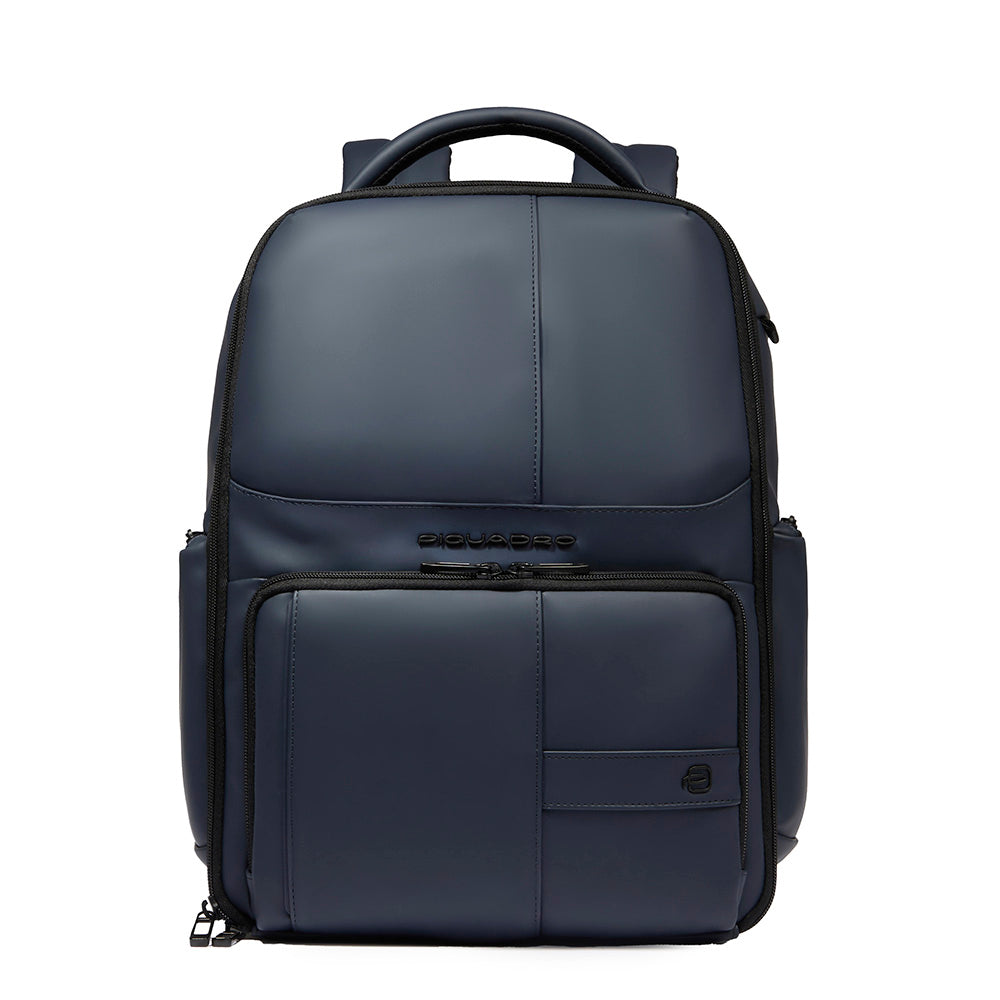 Piquadro Corner 2.0 Laptop Rucksack wasserfest Schwarz