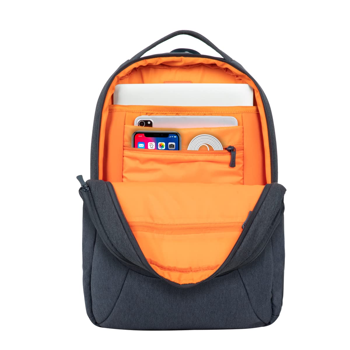 RIVACASE Komodo Laptop-Rucksack 15,6 Zoll Dunkelgrau