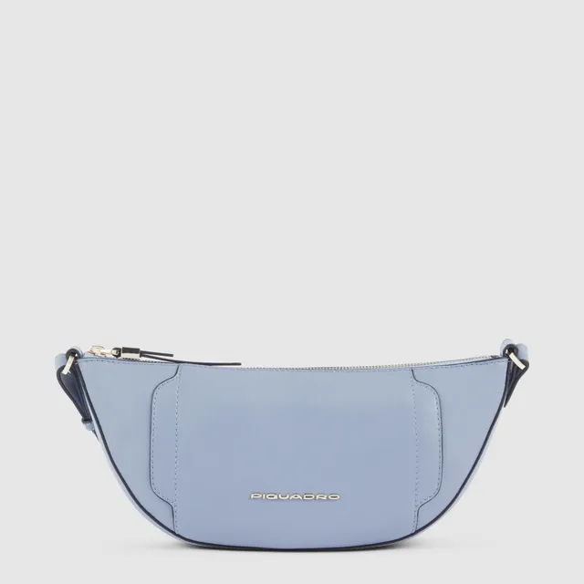 Piquadro Circle Bauchtasche Leder Damen Schwarz