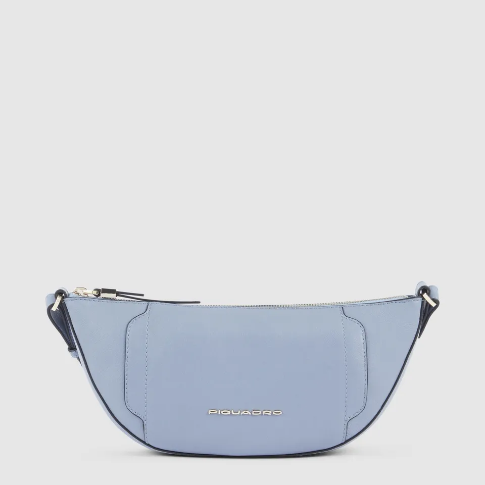 Piquadro Circle Bauchtasche Leder Damen Schwarz