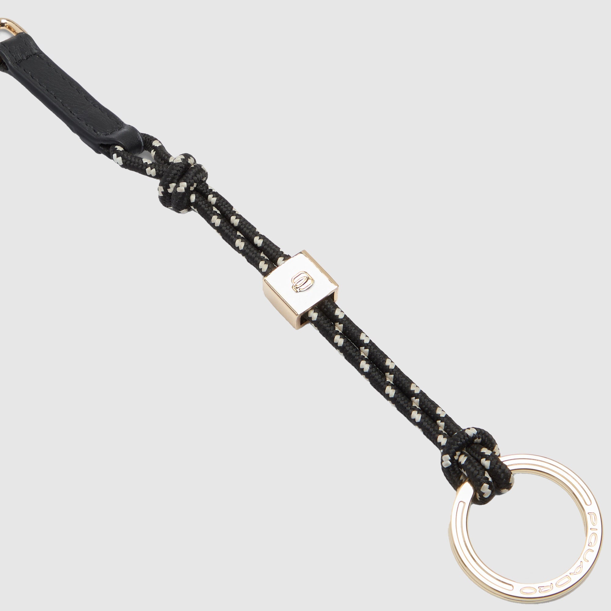 Piquadro Blue Square Schlüsseltasche Leder mit Münzfach